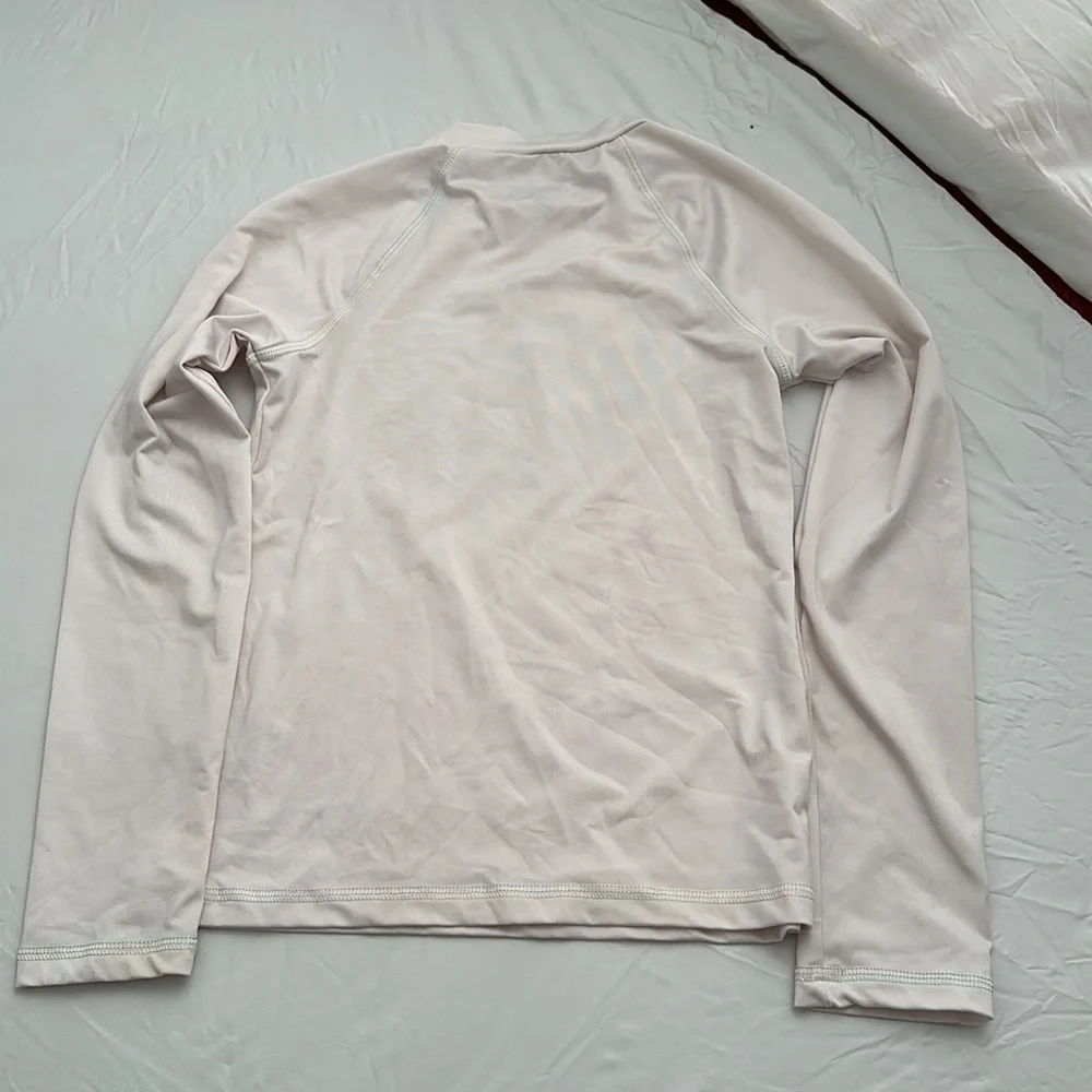 Cat and Jack white long sleeve rash guard